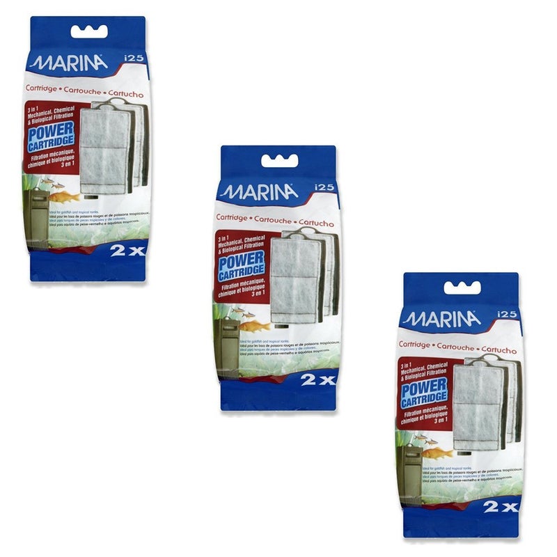HAGEN MARINA I25 spare part Cartridges a134 3 packs of 2 pack - Image 1